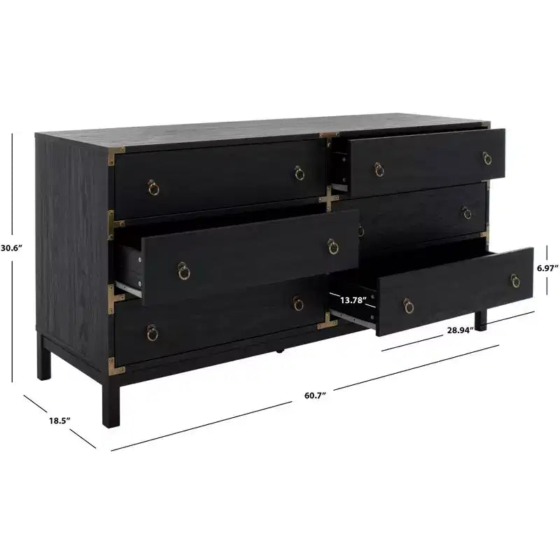 Galio 6 Drawer Chest - CHS9601 - Safavieh