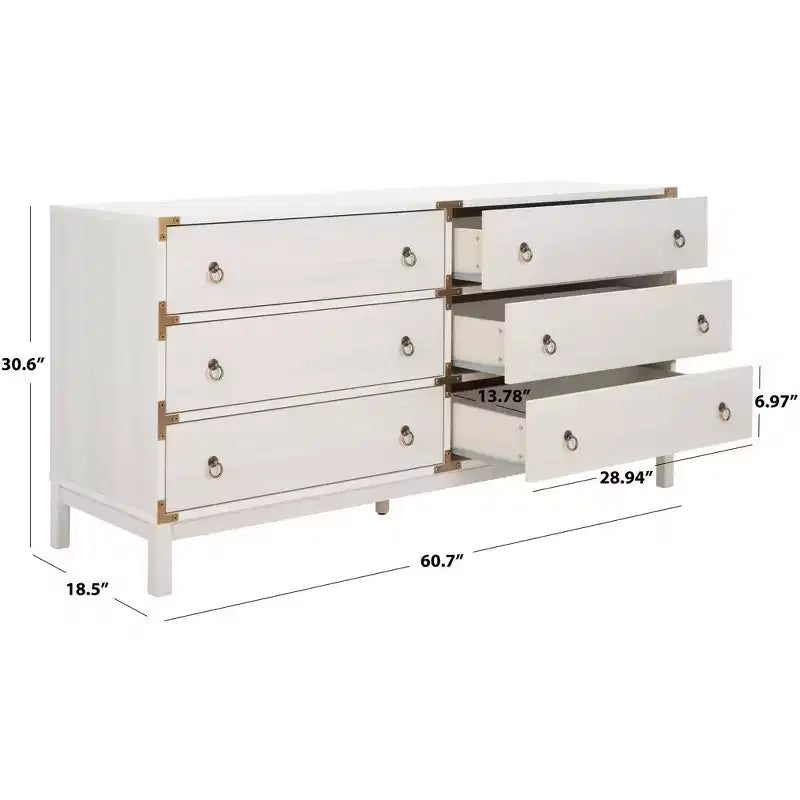 Galio 6 Drawer Chest - CHS9601 - Safavieh