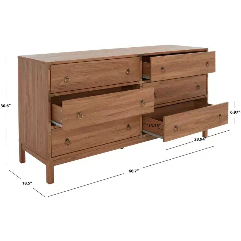 Galio 6 Drawer Chest - CHS9601 - Safavieh