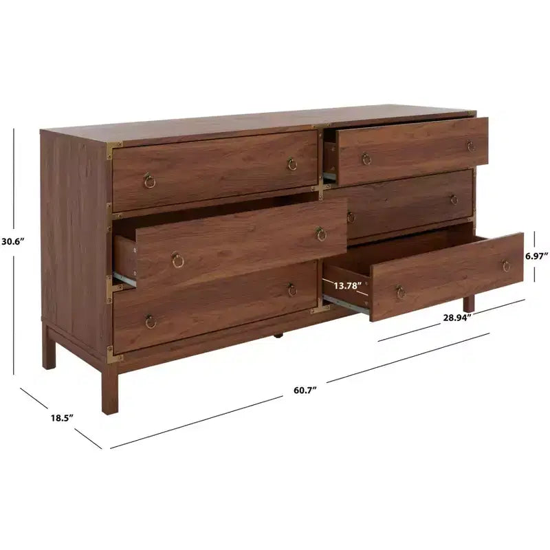 Galio 6 Drawer Chest - CHS9601 - Safavieh