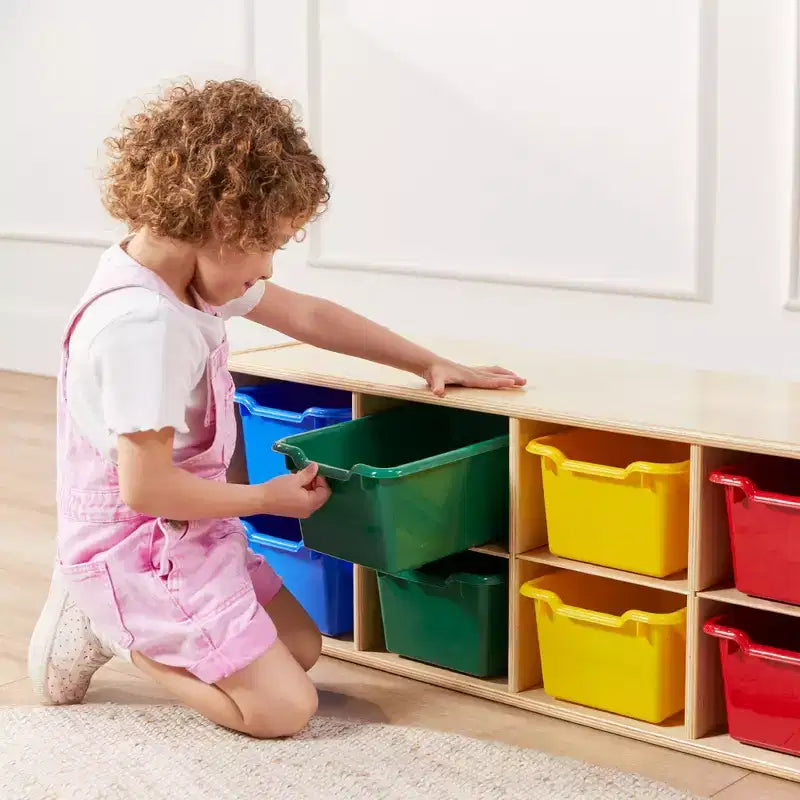 10 Cubby Tray Storage Cabinet, 2x5