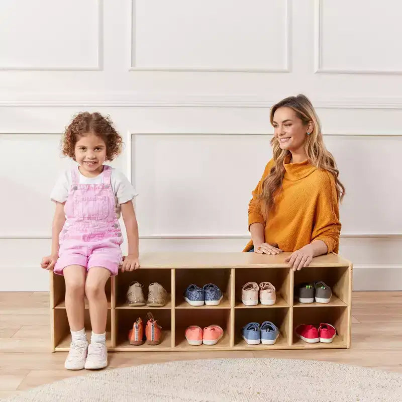 10 Cubby Tray Storage Cabinet, 2x5