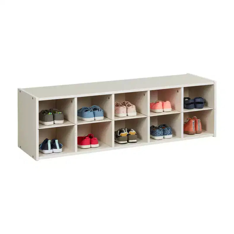 10 Cubby Tray Storage Cabinet, 2x5