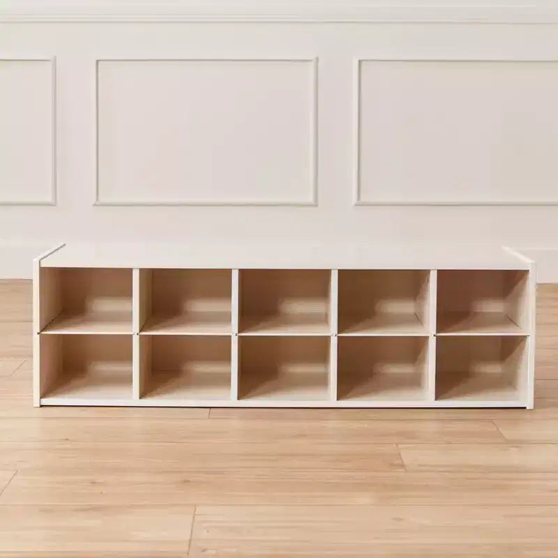 10 Cubby Tray Storage Cabinet, 2x5