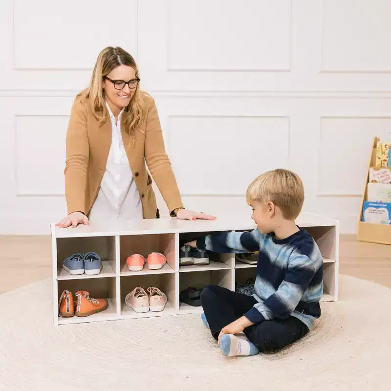 10 Cubby Tray Storage Cabinet, 2x5