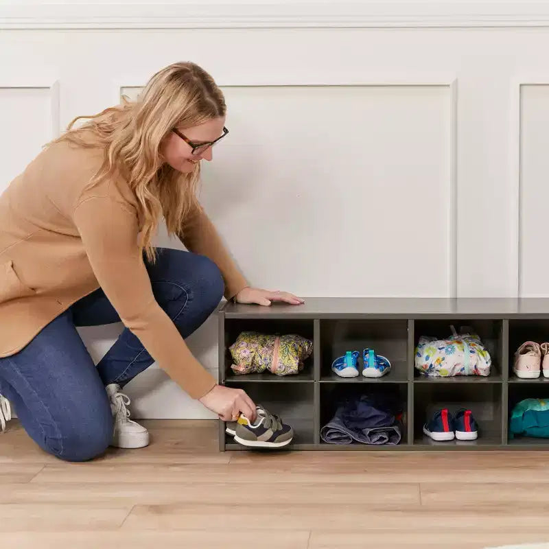 10 Cubby Tray Storage Cabinet, 2x5