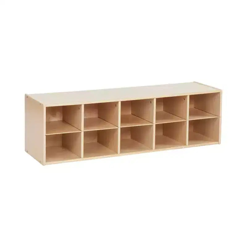 10 Cubby Tray Storage Cabinet, 2x5