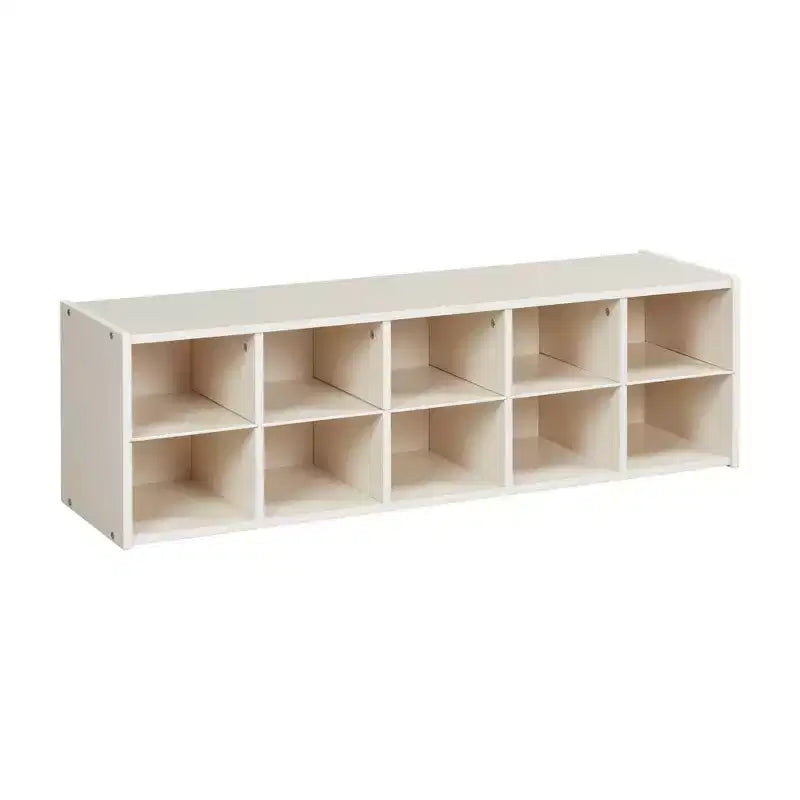 10 Cubby Tray Storage Cabinet, 2x5