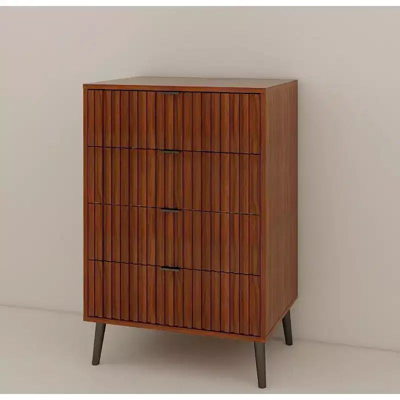 6-Drawer Dresser with Golden Handles and Steel Legs, Spacious Large Drawers, Stylish Storage Chest for Home Organization