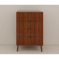 6-Drawer Dresser with Golden Handles and Steel Legs, Spacious Large Drawers, Stylish Storage Chest for Home Organization