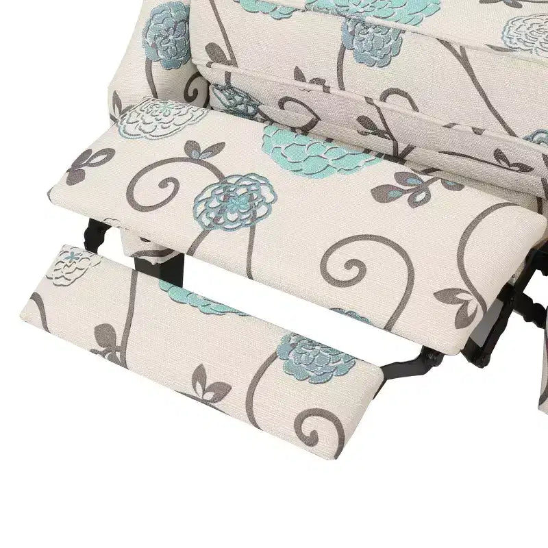 Contemporary Fabric Pushback Recliner
