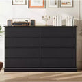 8-Drawer Wide Dresser - Wood Storage Chest for Bedroom & Living Room