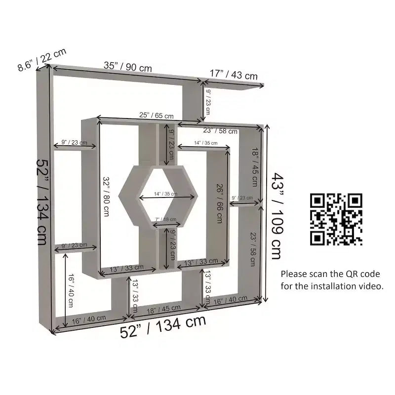 Decorotika,Labrina Bookcase