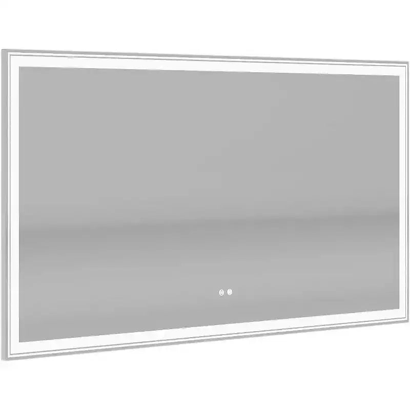 Large 72x36 LED Bathroom Mirror  Front/Rear Lights, Anti-Fog & Adjustable Brightness