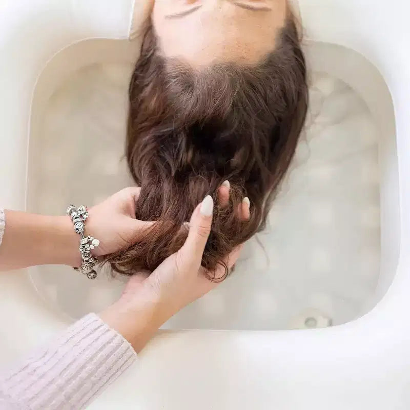 Inflatable Hair Washing Basin for Bedridden, Disabled, Injured, Elderly & Kids | Portable Shampoo Bowl for Home
