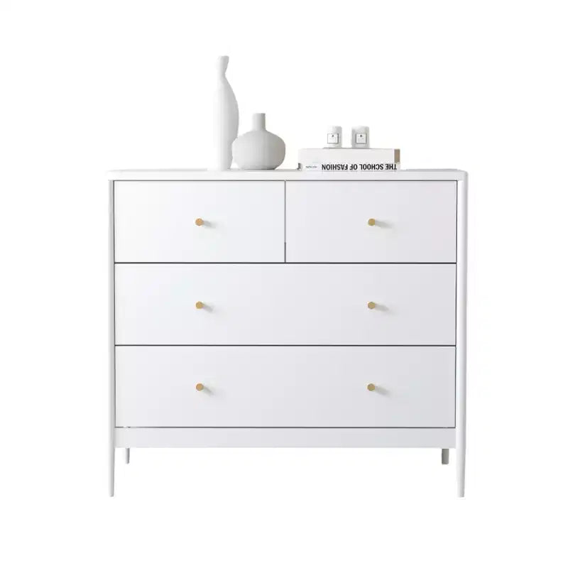 Kid 4 Drawer Dresser Sideboard Side Cabinet Storage Organizer, White
