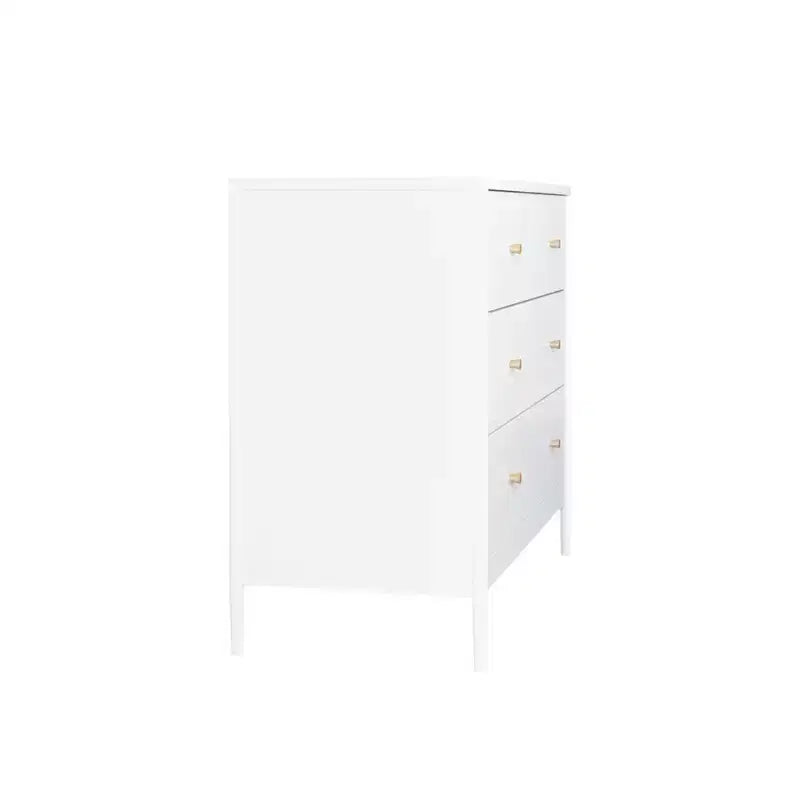 Kid 4 Drawer Dresser Sideboard Side Cabinet Storage Organizer, White