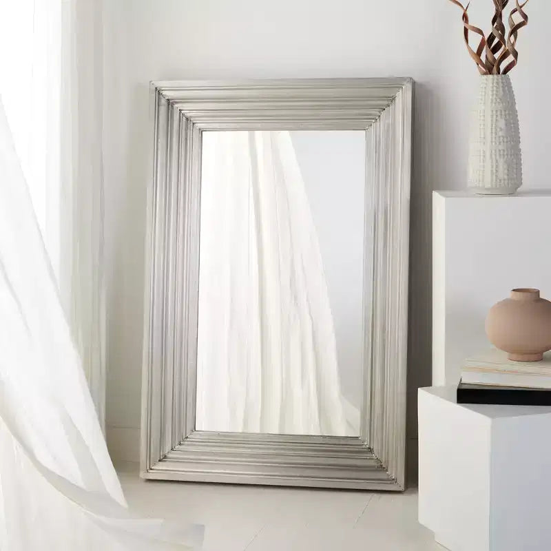 Large Rectangle Wall Mirror - 36 x 54 - Silver