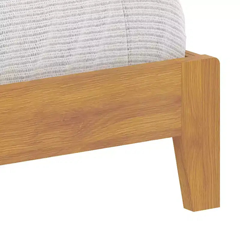 Queen Bed with Headboard Amber Walnut