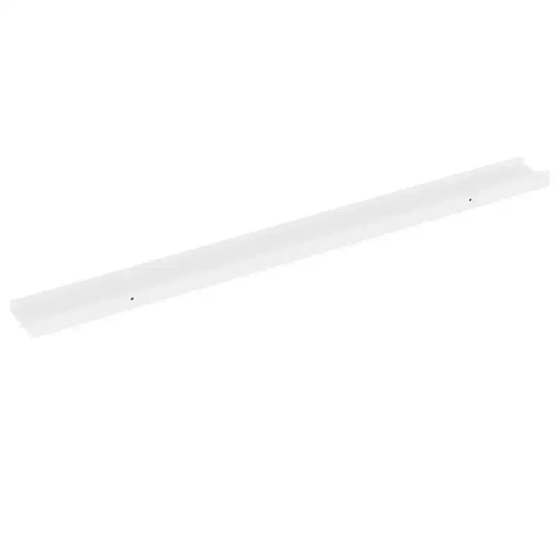 Lot de 4 étagères murales flottantes blanches – 100 cm, rectangulaires en MDF, finition mate