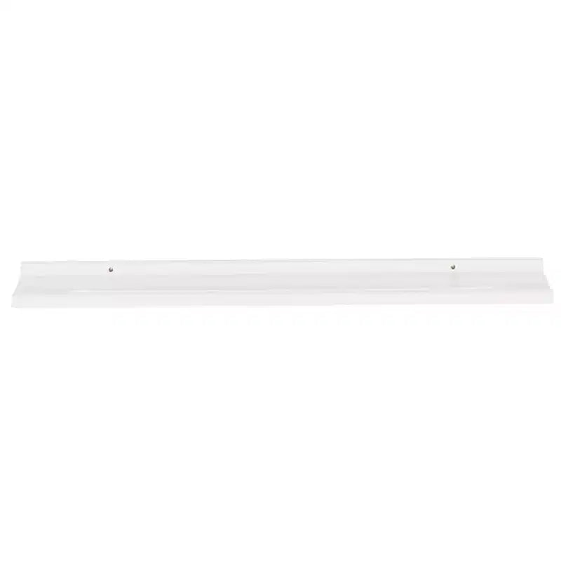Lot de 4 étagères murales flottantes blanches – 100 cm, rectangulaires en MDF, finition mate