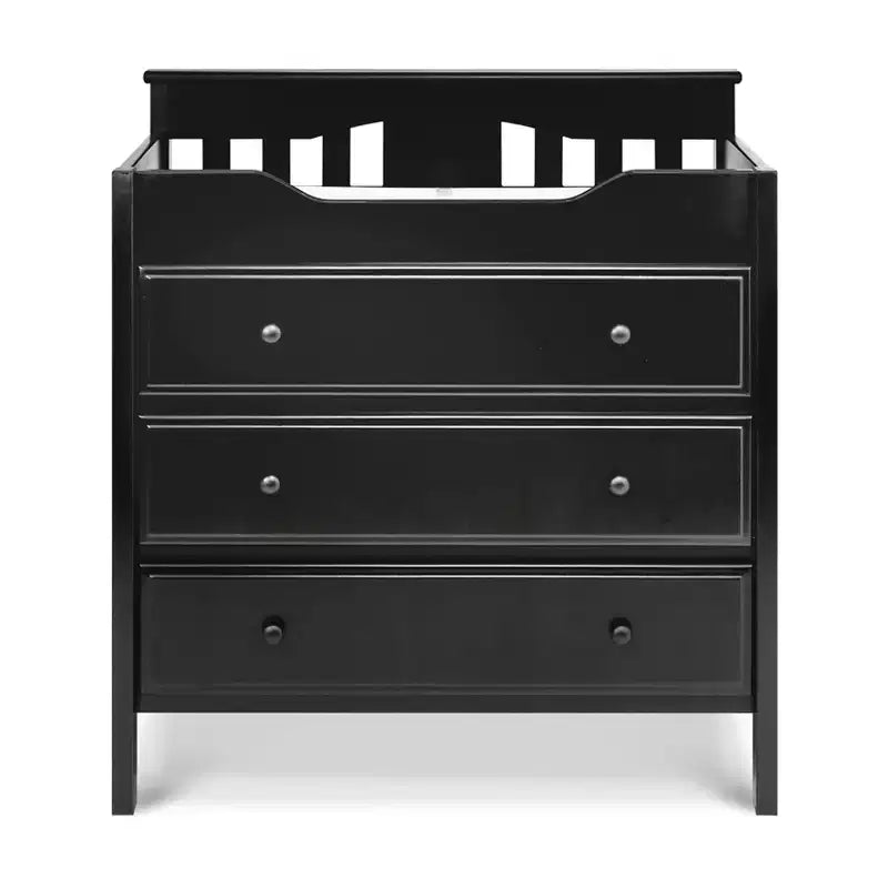 Commode à langer 3 tiroirs avec matelas à langer – Pin massif, GREENGUARD Gold