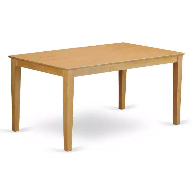 Ensemble de salle à manger rectangulaire 5 pièces en chêne naturel, 4 places