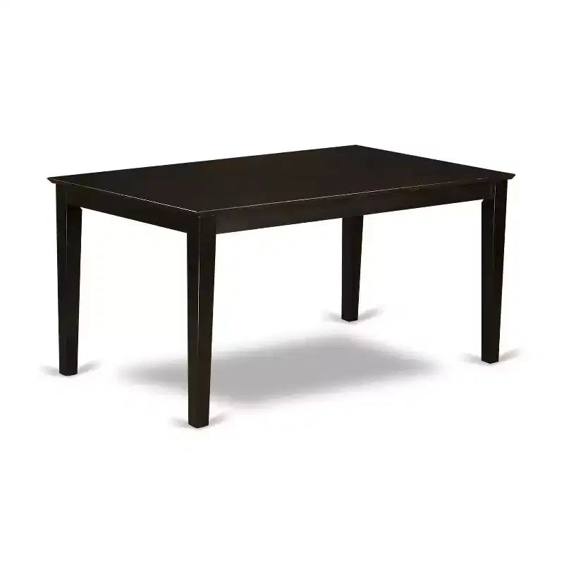 Ensemble de salle à manger ovale en bois cappuccino, 6 pièces, 5 places