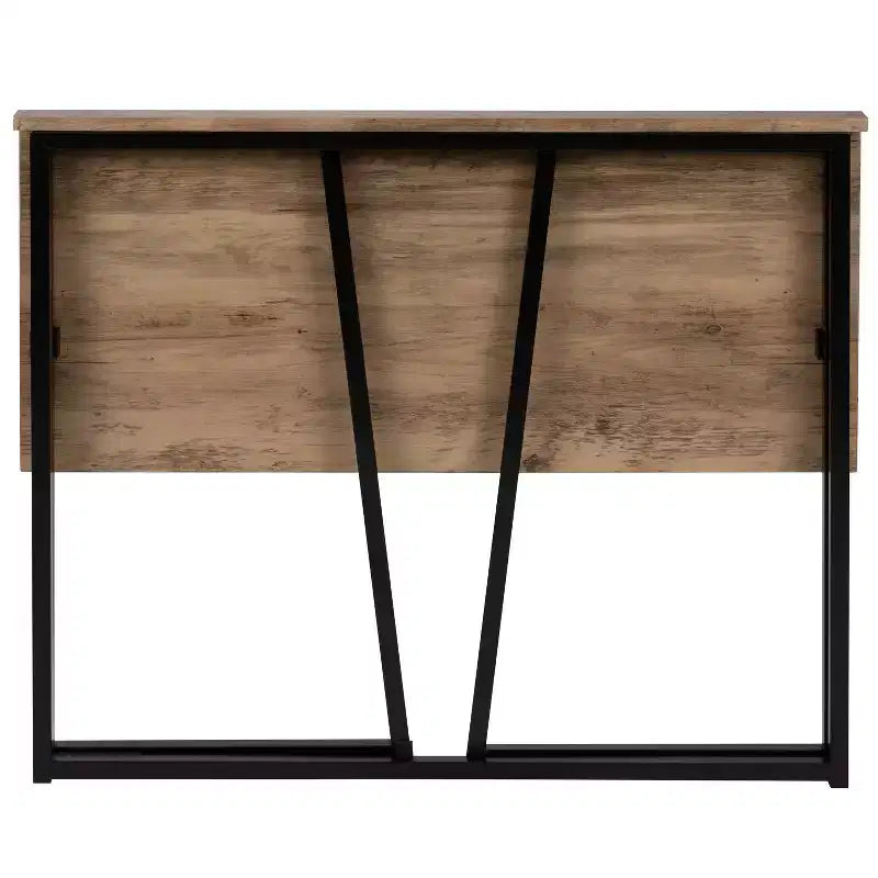 Rustic Natural Folding Computer Desk