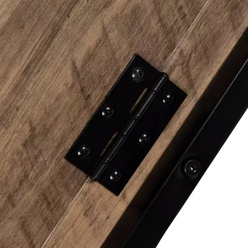 Rustic Natural Folding Computer Desk