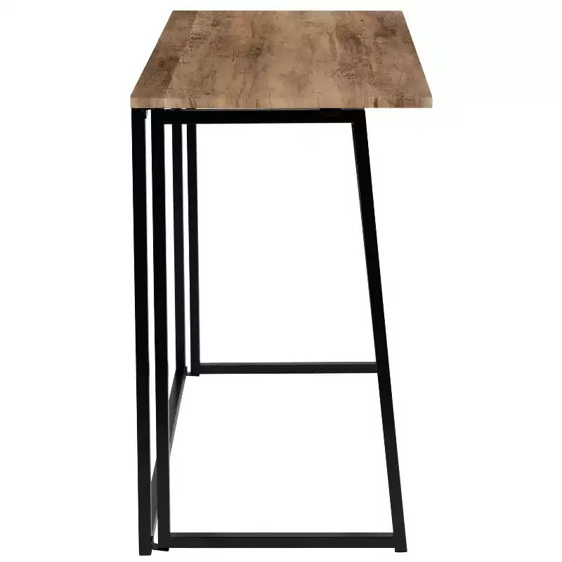 Rustic Natural Folding Computer Desk