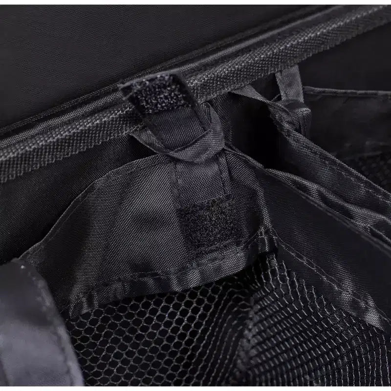 Panier à linge individuel en lin avec couvercle et sac amovible – 83 litres, noir