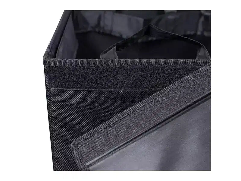 Panier à linge individuel en lin avec couvercle et sac amovible – 83 litres, noir