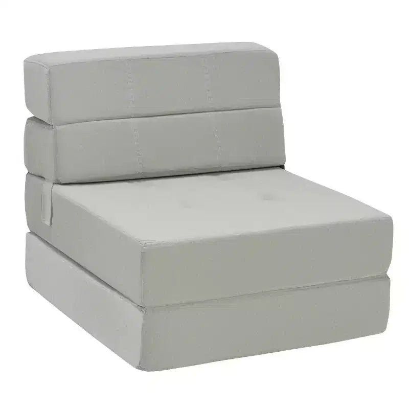 Fauteuil Convertible Pliable en Trois – Canapé-lit, Chaise Longue et Matelas de Sol en Un Seul Meuble