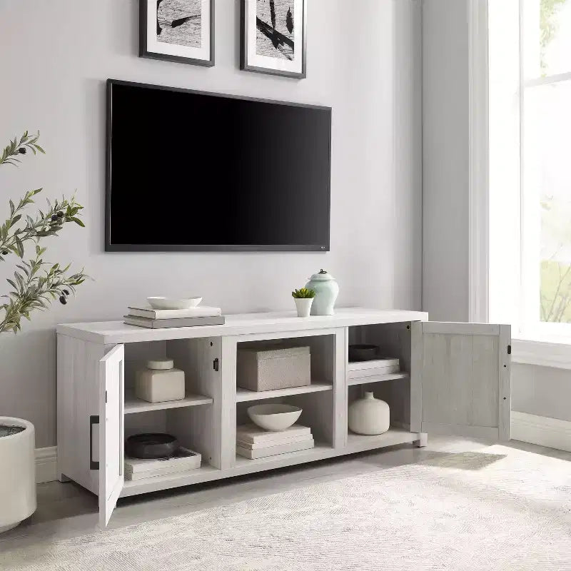 Meuble TV bas de 58 po pour téléviseurs jusqu'à 65 po
