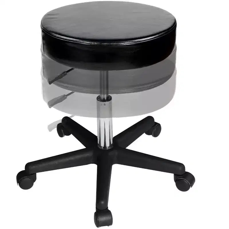 Tabouret de massage professionnel pivotant à roulettes hydraulique – Hauteur réglable