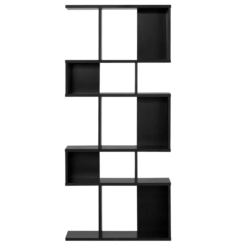 Étagère d'angle échelle 5 cubes autoportante – Meuble de rangement et bibliothèque