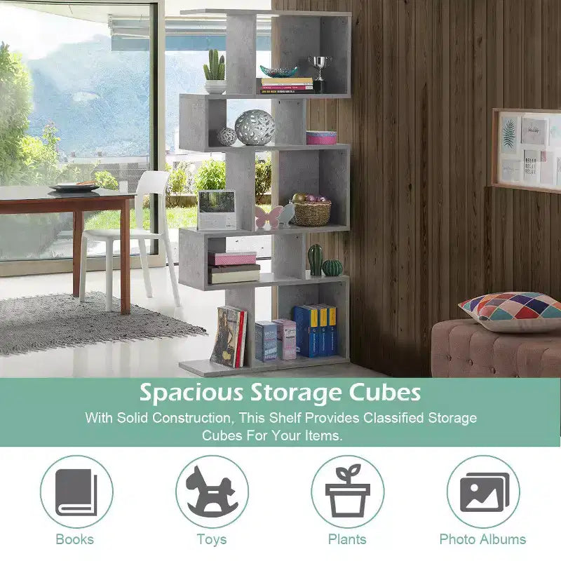 Étagère d'angle échelle 5 cubes autoportante – Meuble de rangement et bibliothèque