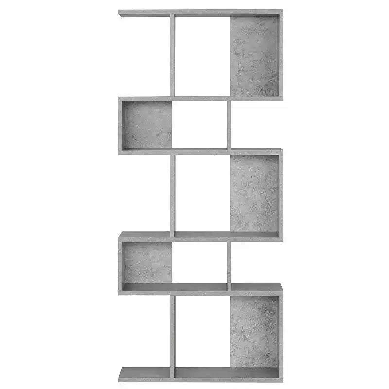 Étagère d'angle échelle 5 cubes autoportante – Meuble de rangement et bibliothèque