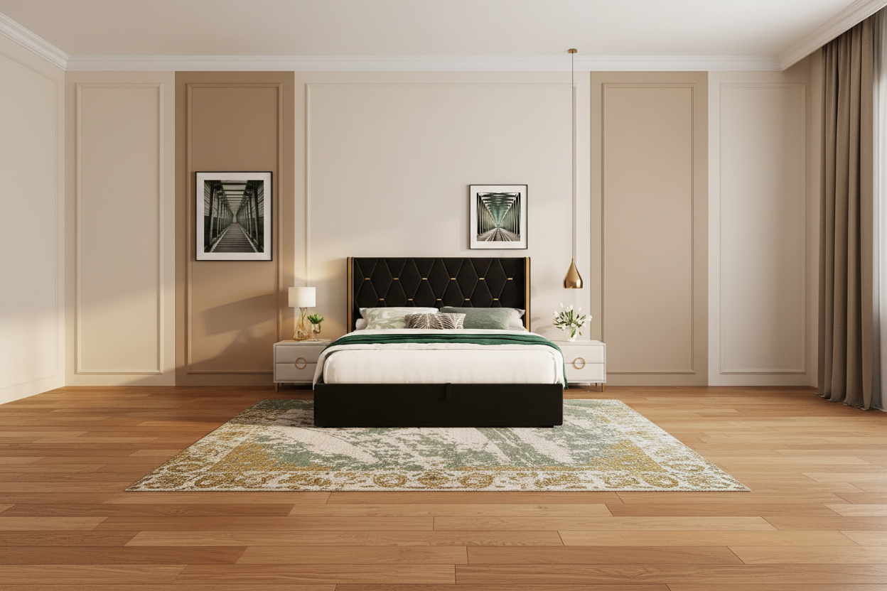 Black Velvet Bed Homepage Banner